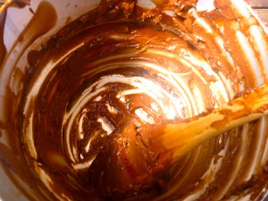 chocolate pudding saucepan