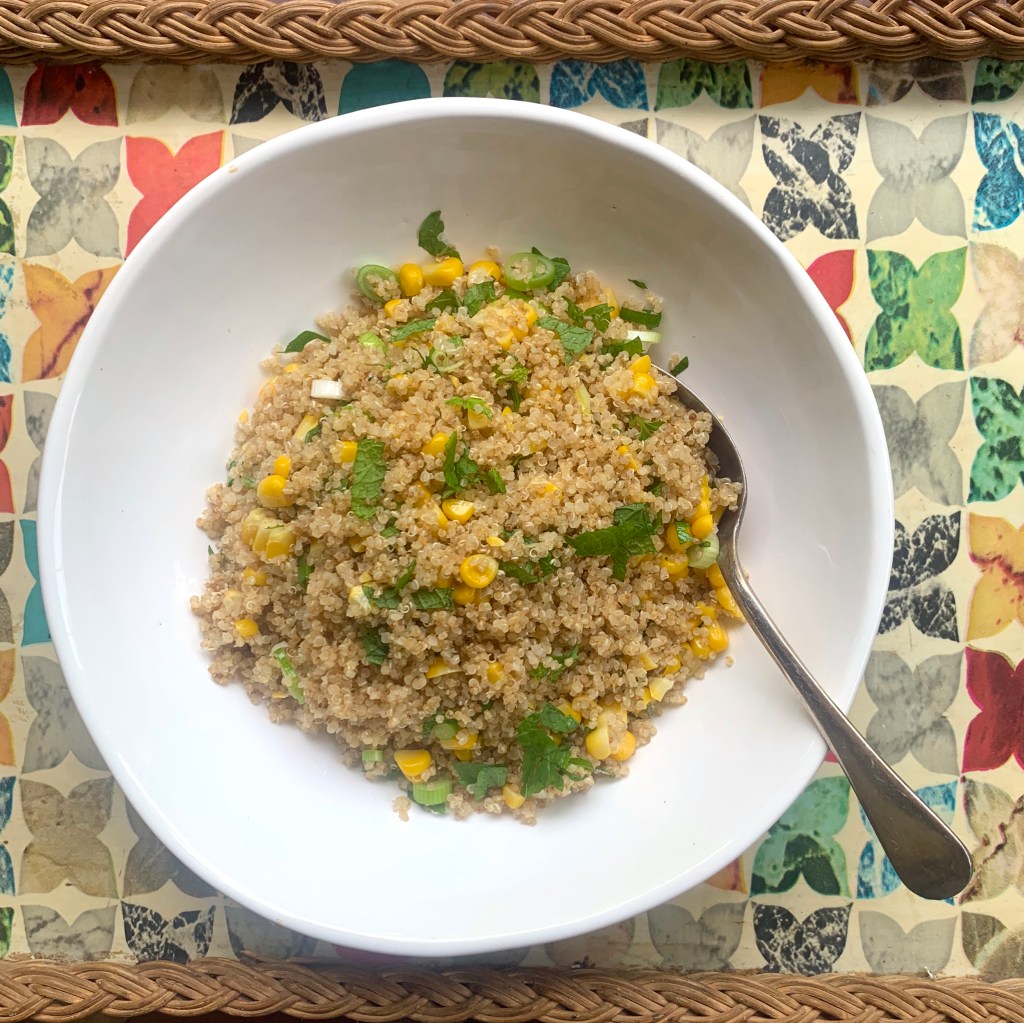 Perfect Fluffy Lemon Infused Quinoa Recipe with Corn and&nbsp;Mint