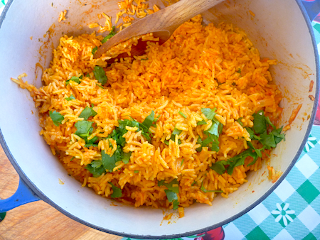 Vegetarian Spanish rice