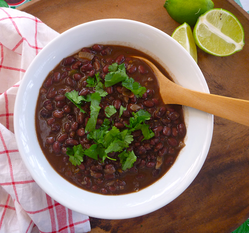 Spicy Citrusy Black Beans Recipe for Vegetarian Family&nbsp;Meals