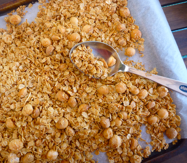 Molly Wizenberg's baked granola