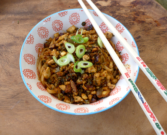 Vegetarian Dan Dan noodles