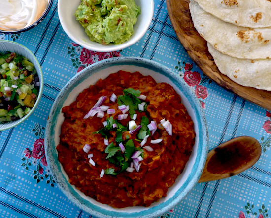 Delicious Quick Refried Beans with Store Cupboard&nbsp;Ingredients
