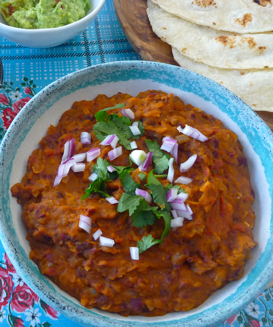 Vegetarian refried beans