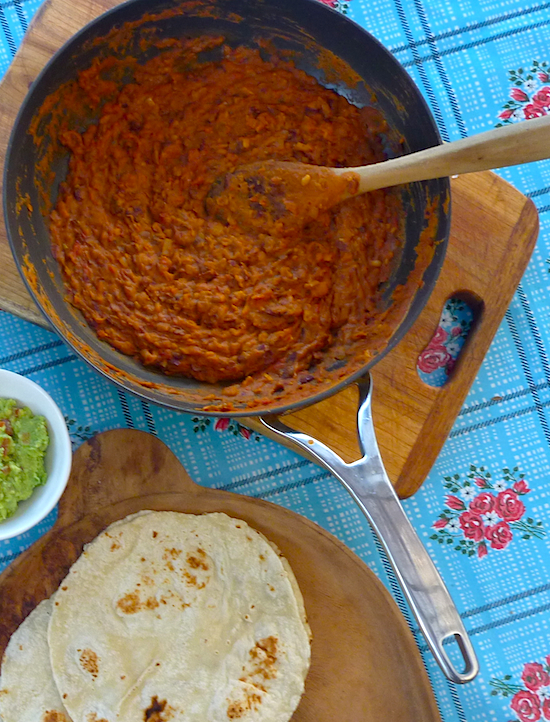 Vegetarian refried beans