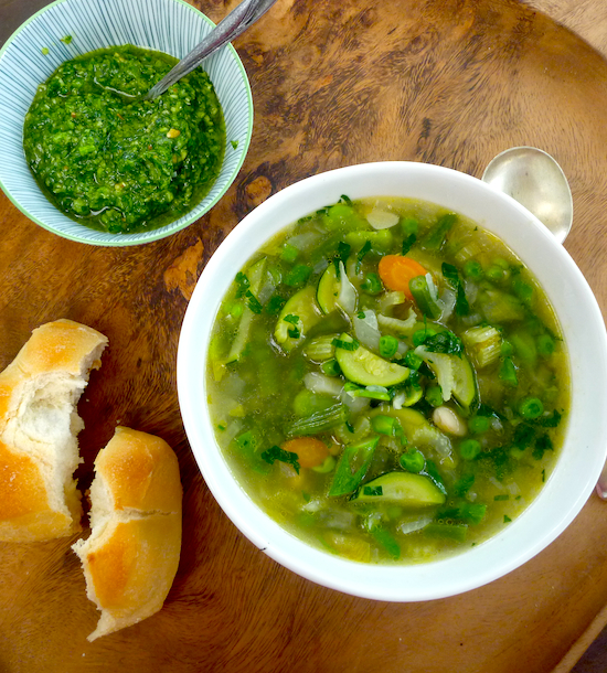 Vegetarian Mnestrone Primavera