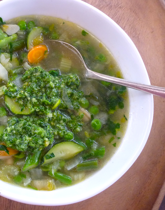 Vegetarian Minestrone Primavera