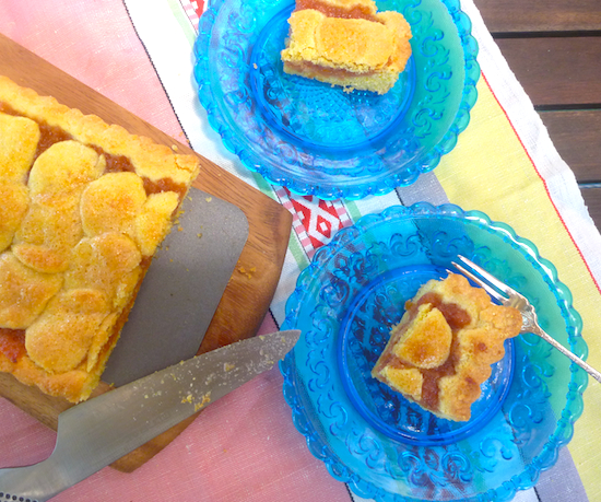 Easy jam tart (crostata)