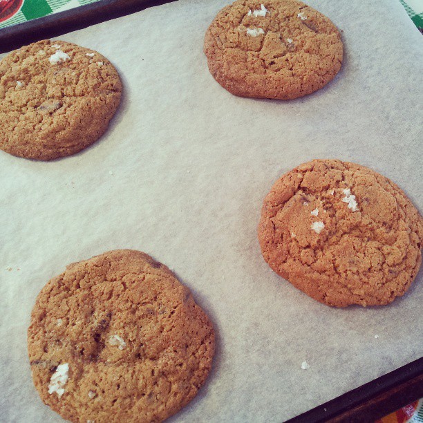 Kim Boyce's wholemeal chocolate chip cookies