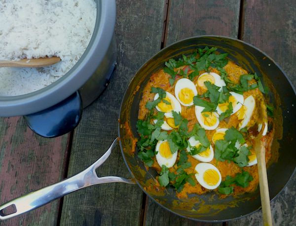 Tomato Ginger Yogurt Hard-Boiled Egg Curry&nbsp;Recipe