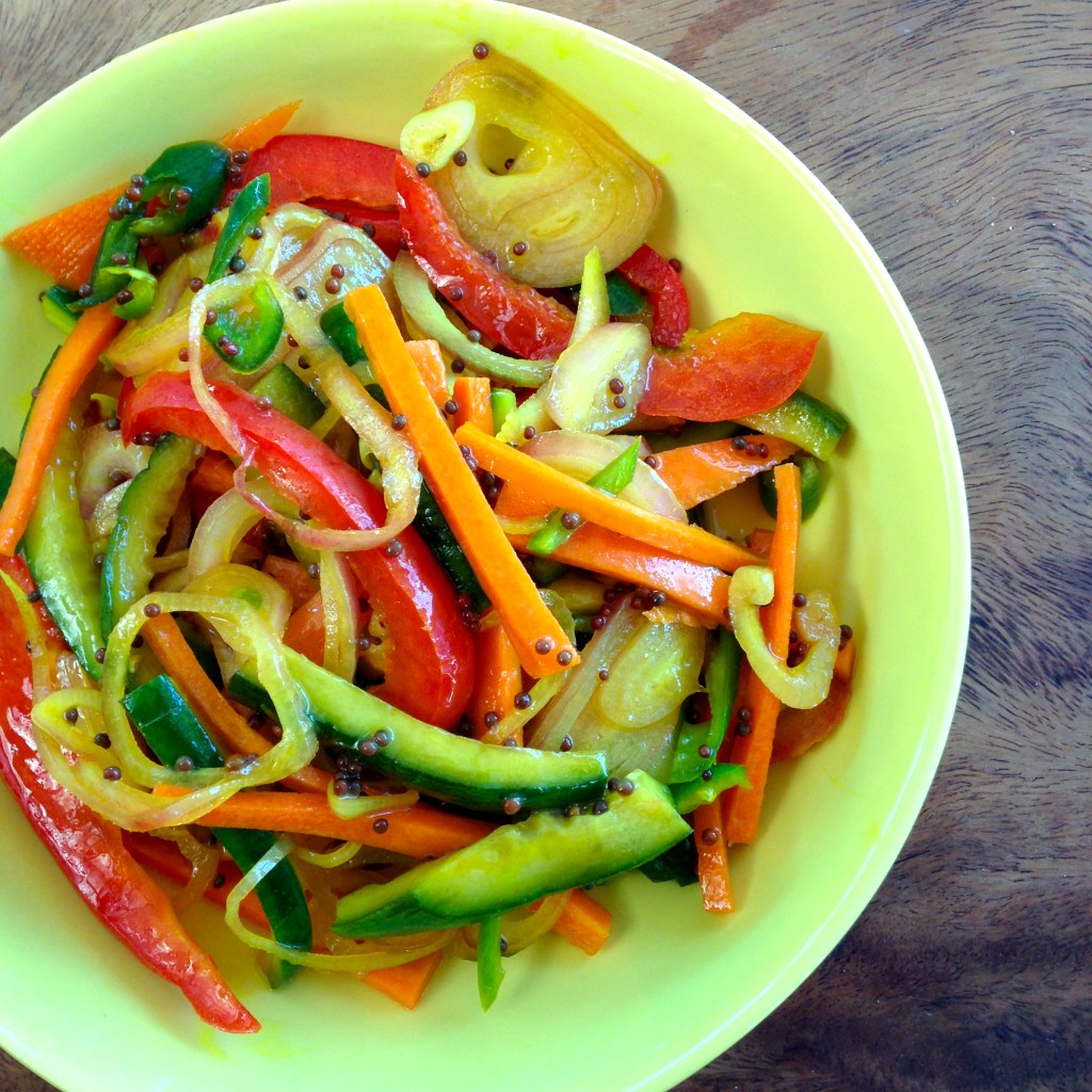 Quick Carrot and Cucumber Pickle&nbsp;Recipe