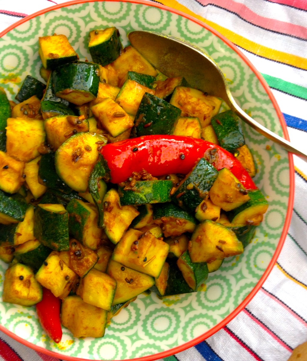 Easy Bengali Zucchini Sabzi with Panch Phoron Spice&nbsp;Mix