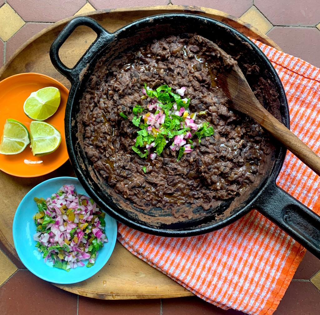 Easy Refried Black Beans Recipe for&nbsp;Tacos