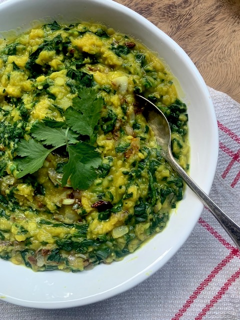 Simple Spiced Spinach Dahl with Cumin&nbsp;Seeds