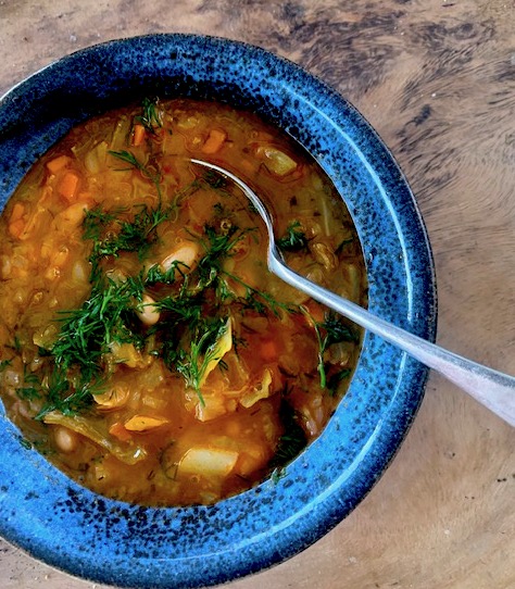 Homemade Cabbage and White Bean Soup Recipe | Delicious and&nbsp;Freezable