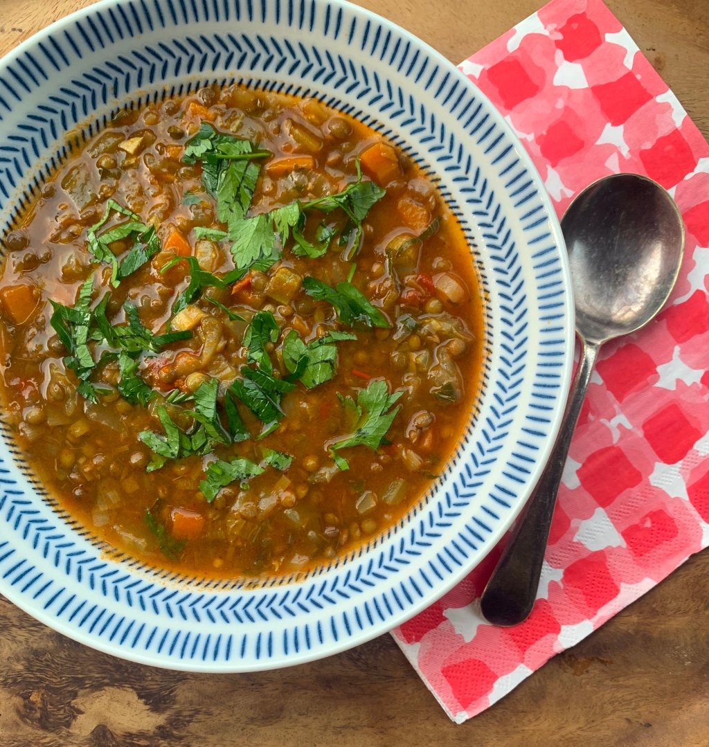 Ina Garten’s Legendary Lentil Soup Recipe with Sofrito Flavor&nbsp;Base