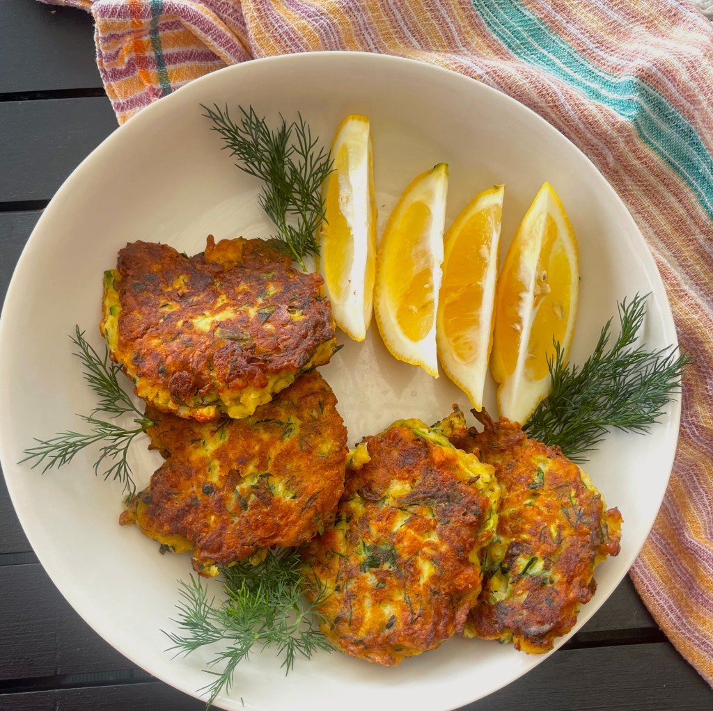 Chickpea and Zucchini Fritters&nbsp;Recipe